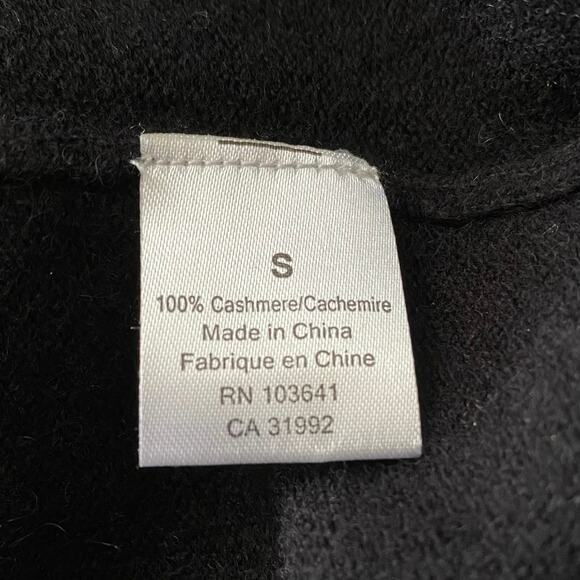 NEW Kier + J Size S 100% Cashmere Colorblock Sweater Textured Knit - Picture 5 of 6